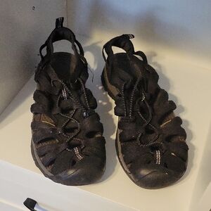 Keen Sz9 Black Open Web  gorpcore Sandals